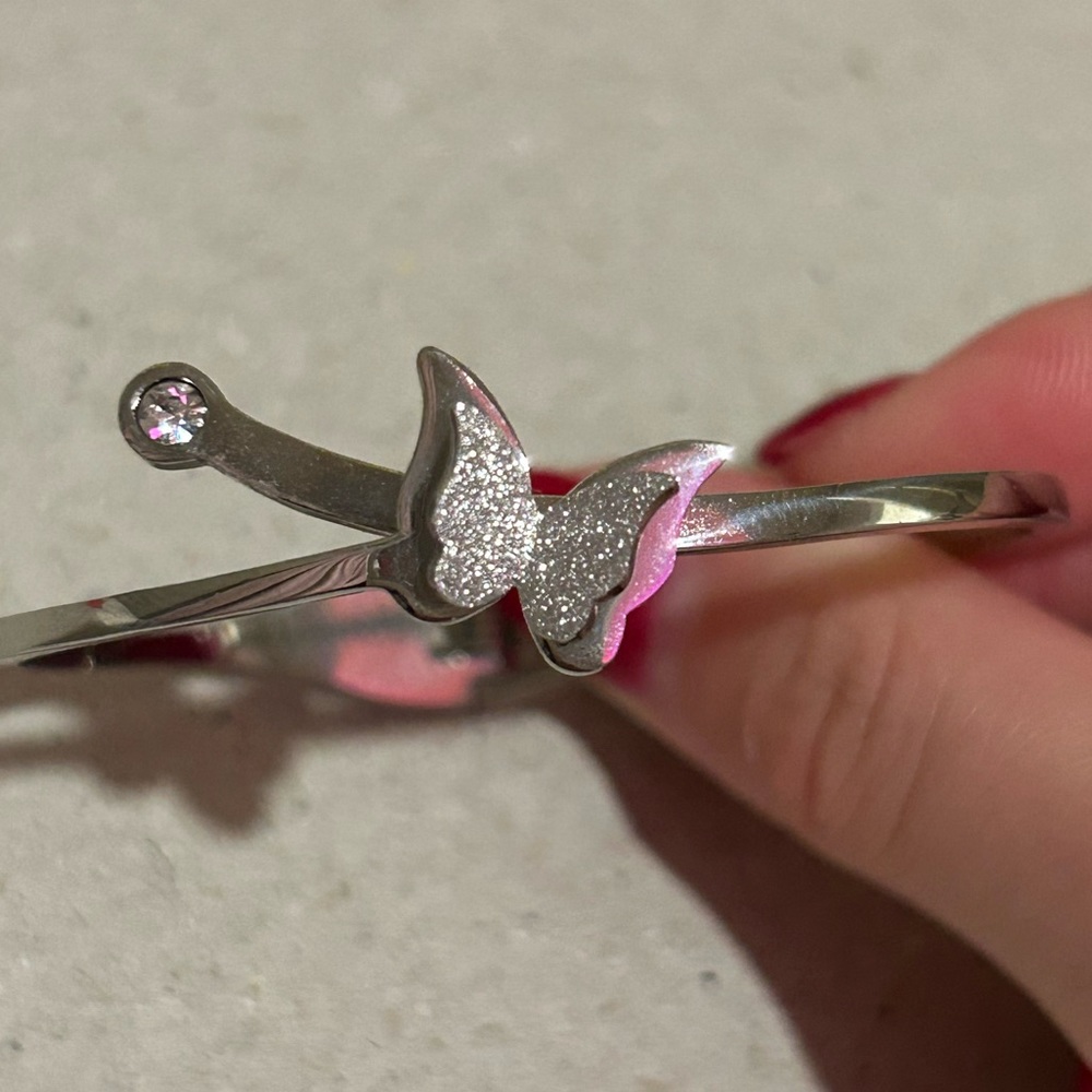 Silver Butterfly Bracelet